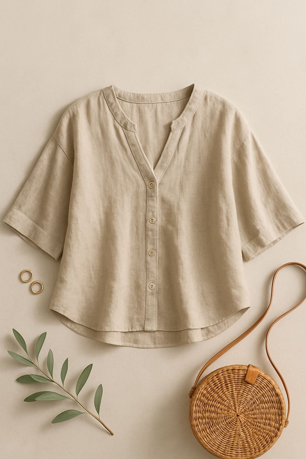 Jara | Linen Relaxed Blouse