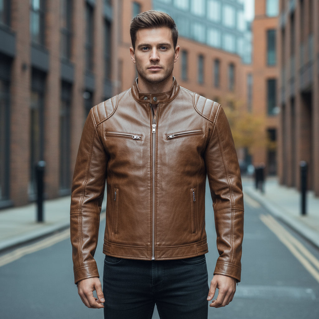 Sena – Men’s Biker Jacket | Vegan Leather, Casual Fit 3
