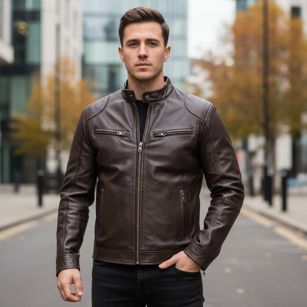 Sena – Men’s Biker Jacket | Vegan Leather, Casual Fit 4