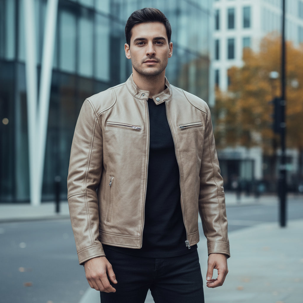 Sena – Men’s Biker Jacket | Vegan Leather, Casual Fit 6