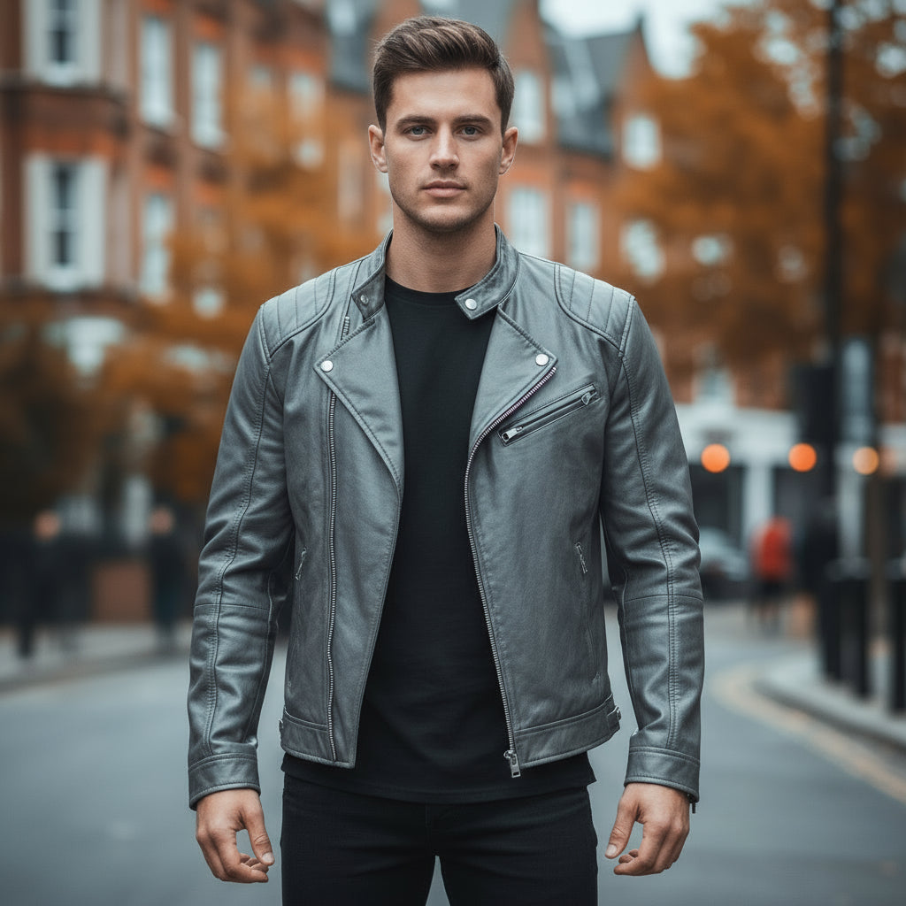 Sena – Men’s Biker Jacket | Vegan Leather, Casual Fit 7