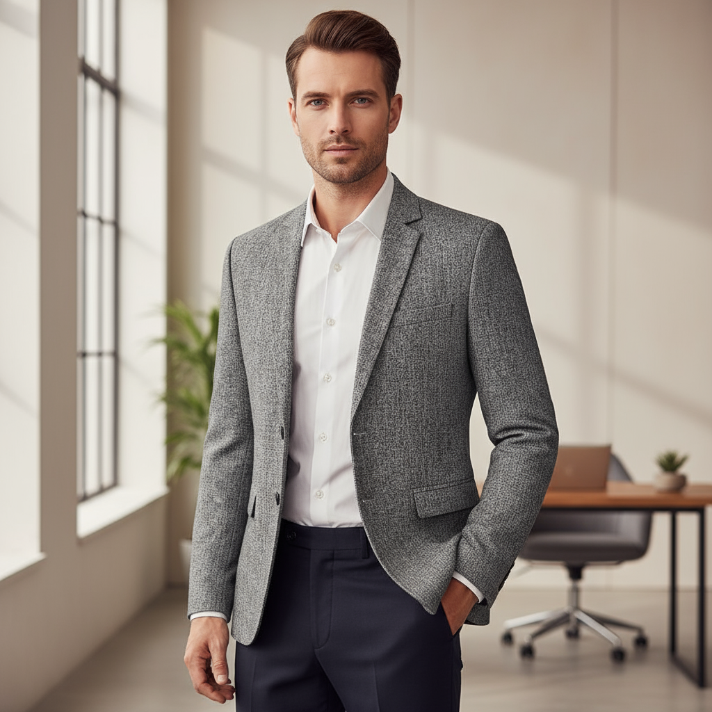 Sena – Men’s Blazer Jacket | Modern Fit Polyester Blend, Timeless Design 0