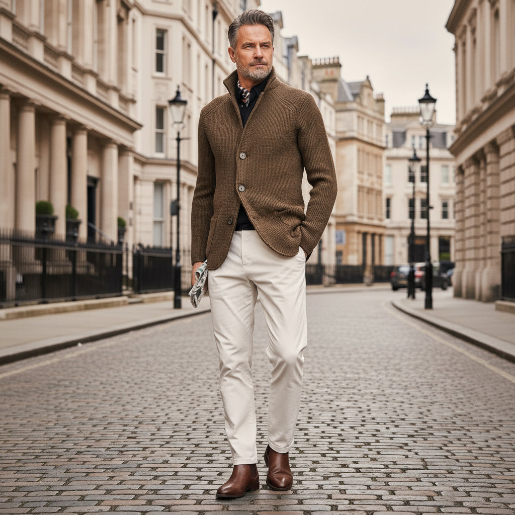 Sena – Men’s Cardigan | Soft Knit, Classic Fit, Practical Pockets 2