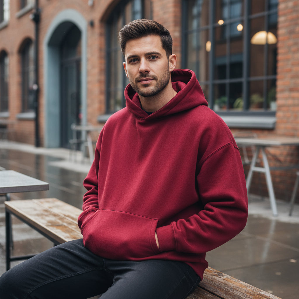 Sena – Men’s Hoodie | Thick Fleece, Oversized Fit 1