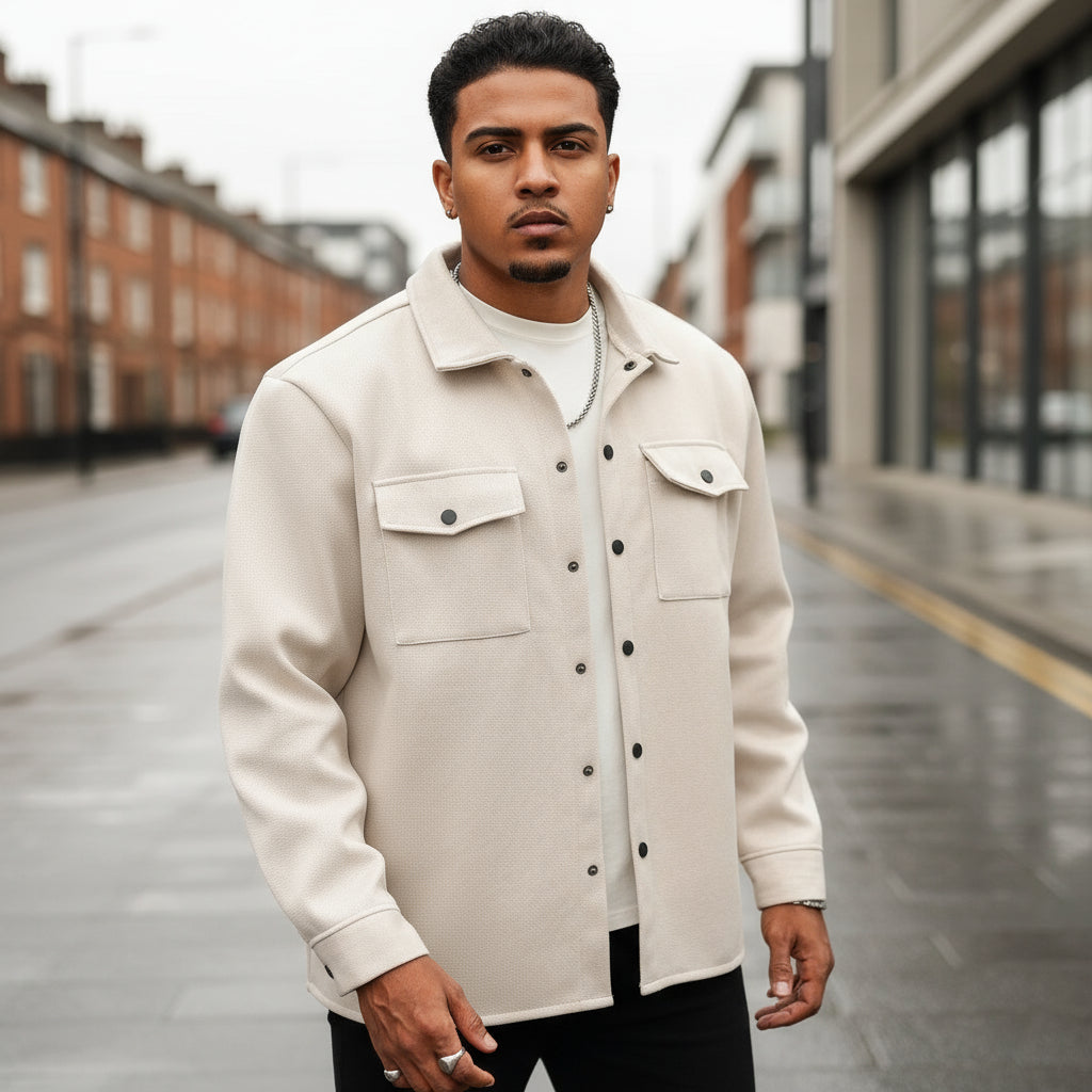 Sena – Men’s Jacket | Cotton Blend, Casual Fit, Autumn Layering 0