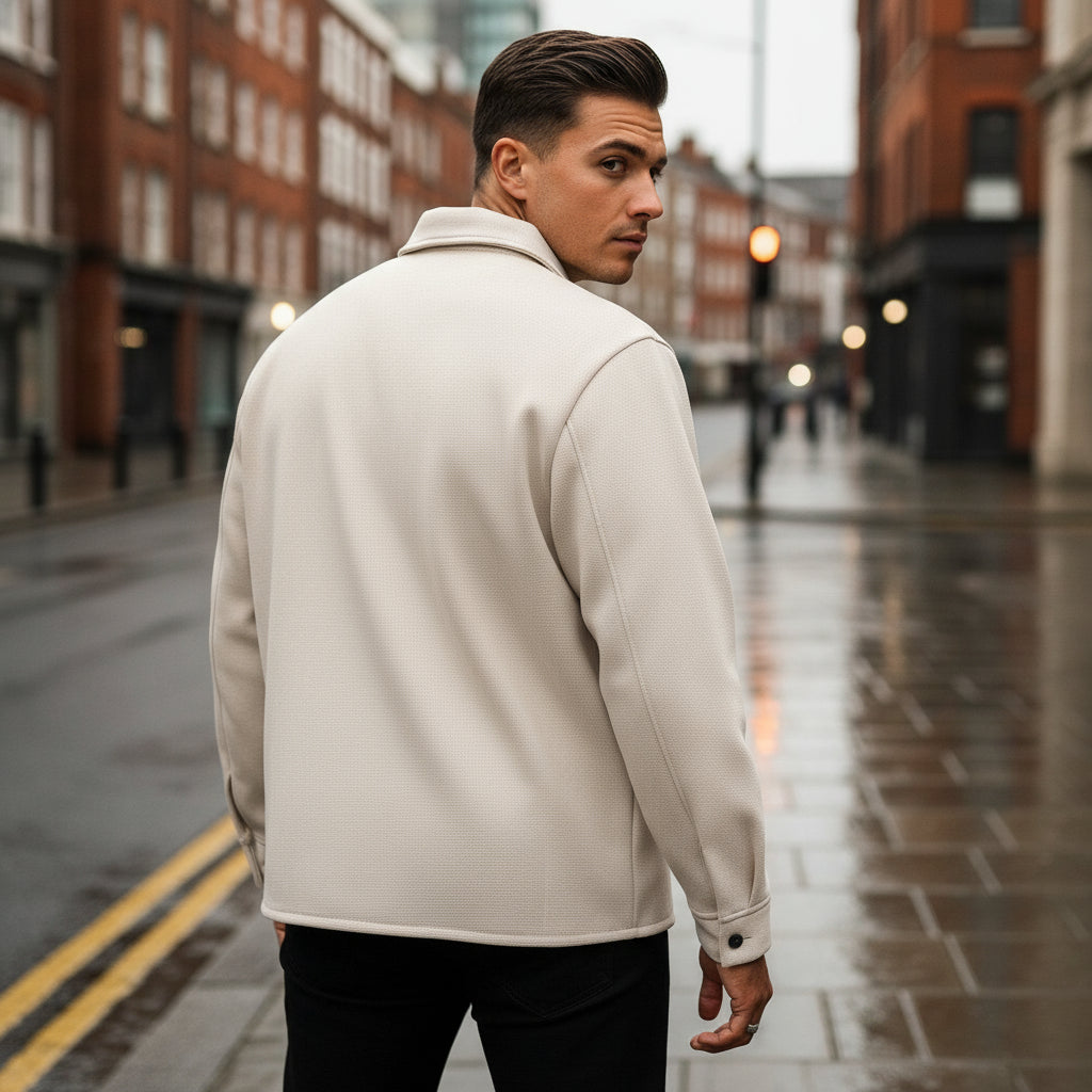 Sena – Men’s Jacket | Cotton Blend, Casual Fit, Autumn Layering 1
