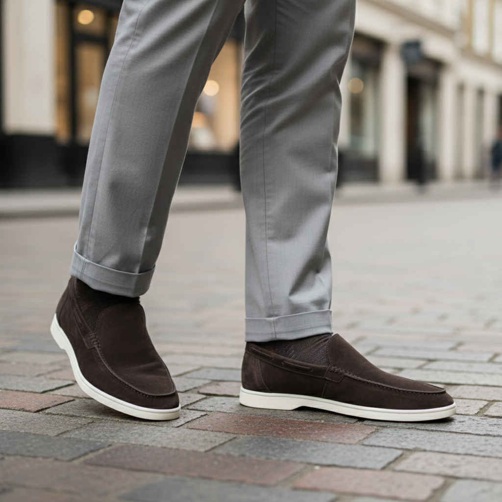 Sena – Men’s Loafers | Soft Suede, Slip-On Design 3