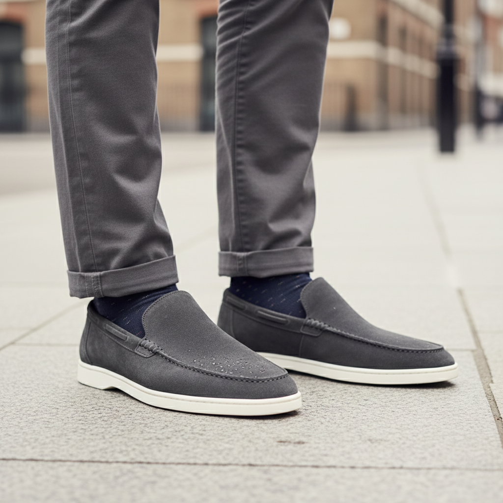 Sena – Men’s Loafers | Soft Suede, Slip-On Design 4