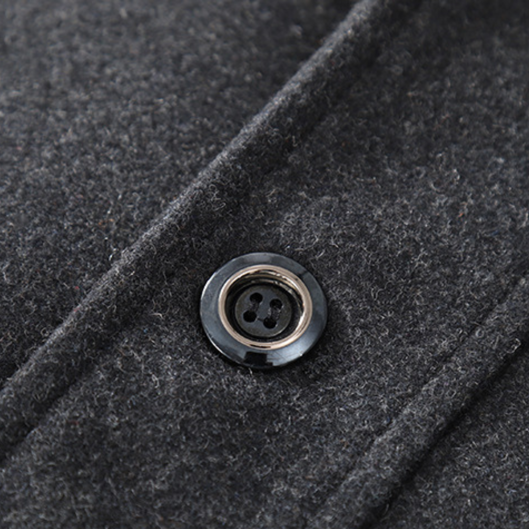 Sena – Men’s Peacoat | Wool Blend, Tailored Fit, Classic Design 7
