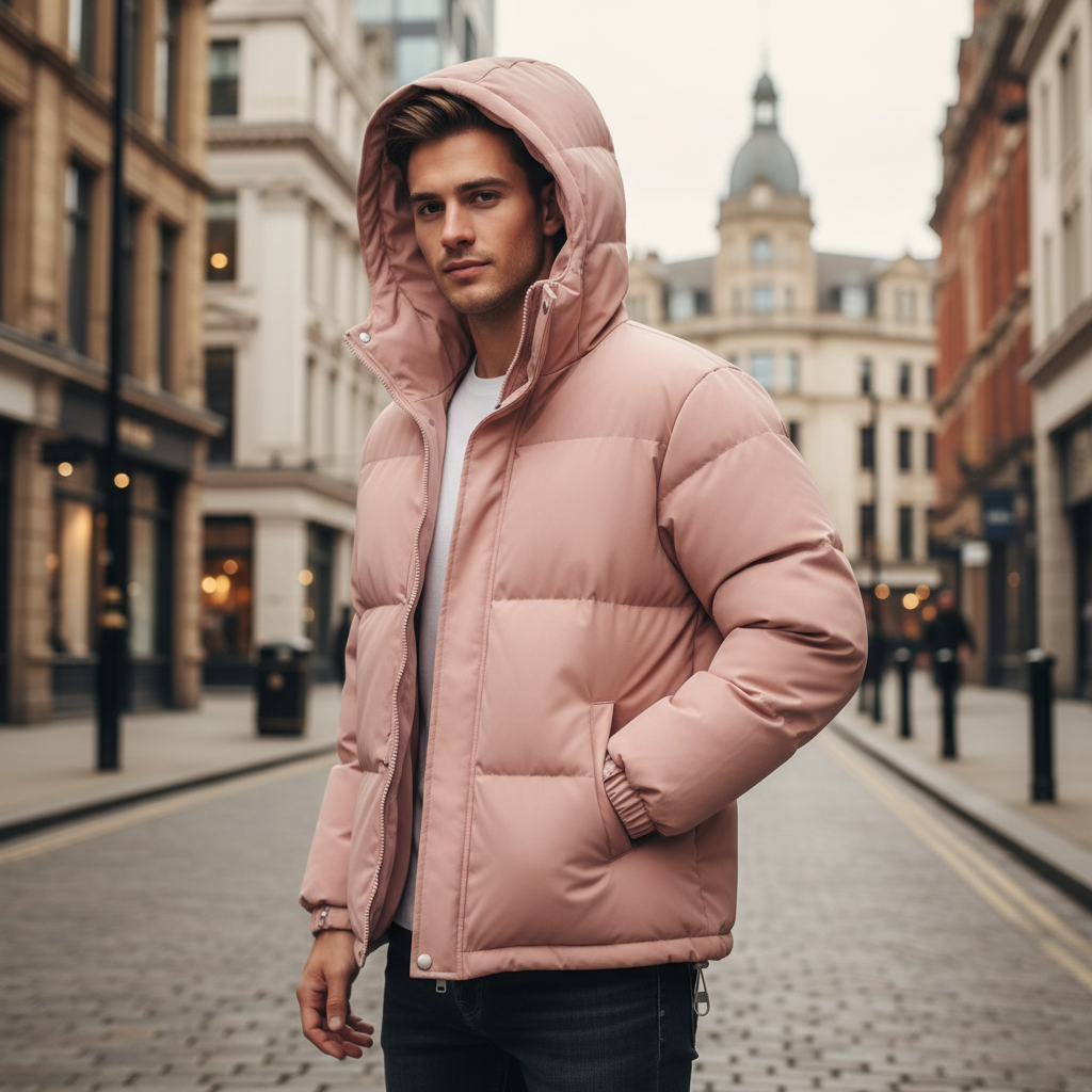Sena – Men’s Puffer Jacket | Insulated with Hood, Perfect for Winter Activities 11