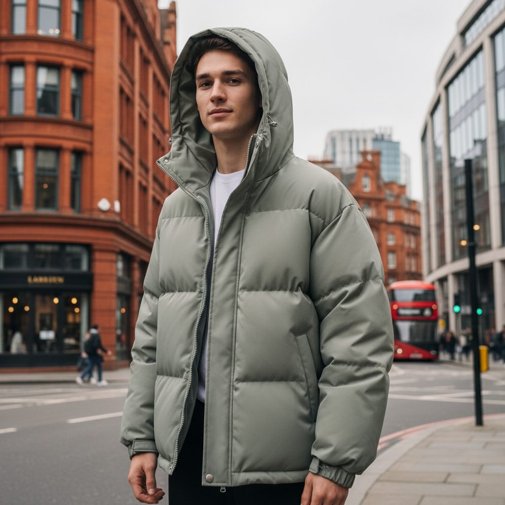 Sena – Men’s Puffer Jacket | Insulated with Hood, Perfect for Winter Activities 6