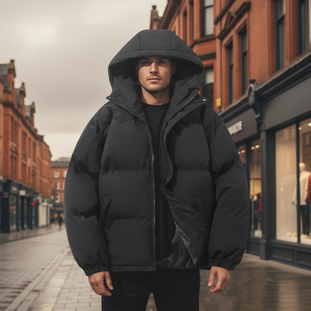 Sena – Men’s Puffer Jacket | Insulated with Hood, Perfect for Winter Activities 7