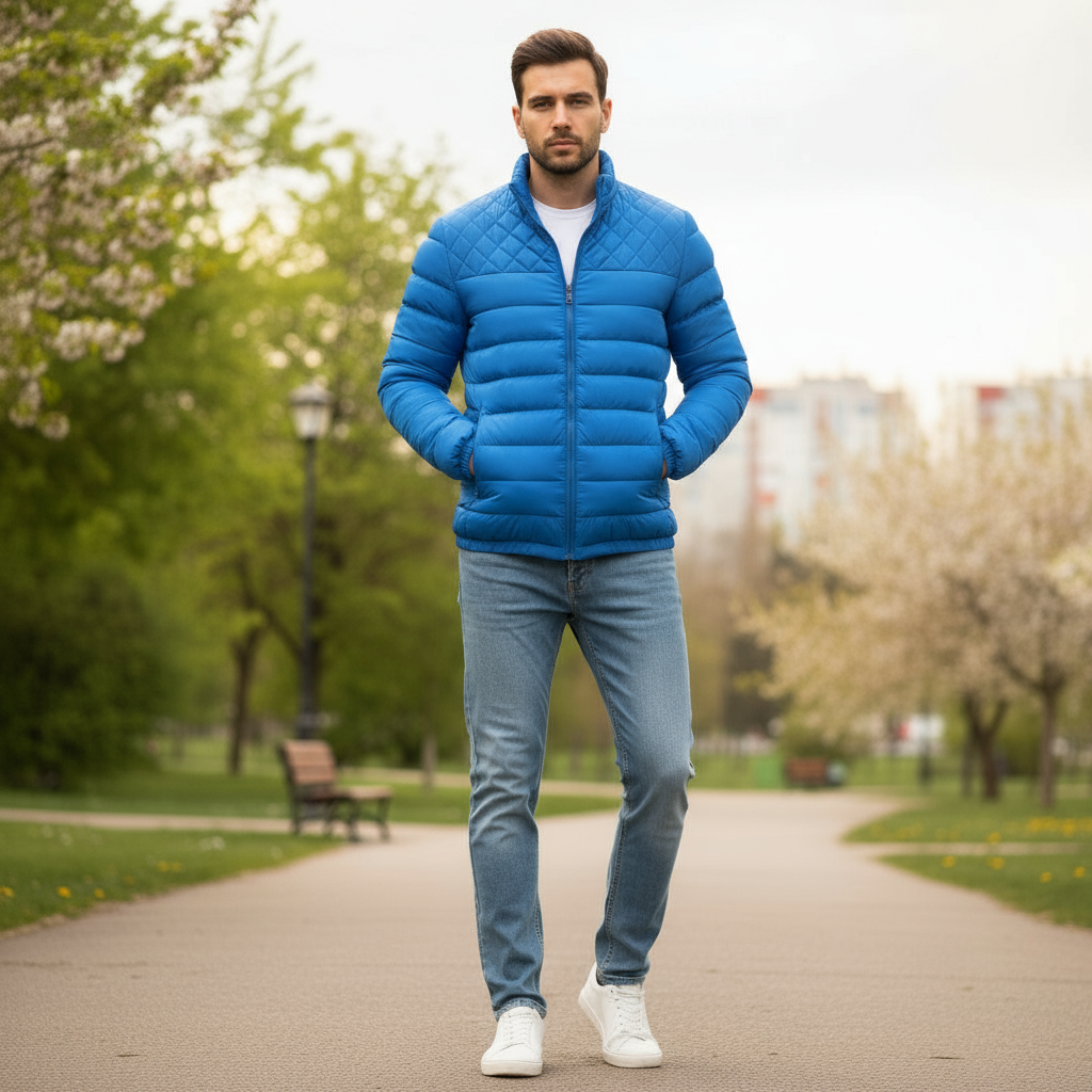 Sena – Men’s Puffer Jacket | Waterproof Padded, Casual Fit
