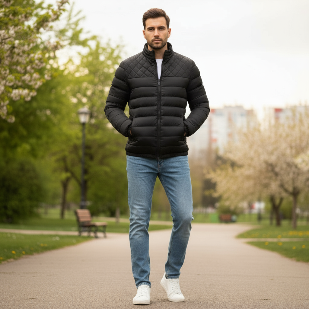 Sena – Men’s Puffer Jacket | Waterproof Padded, Casual Fit