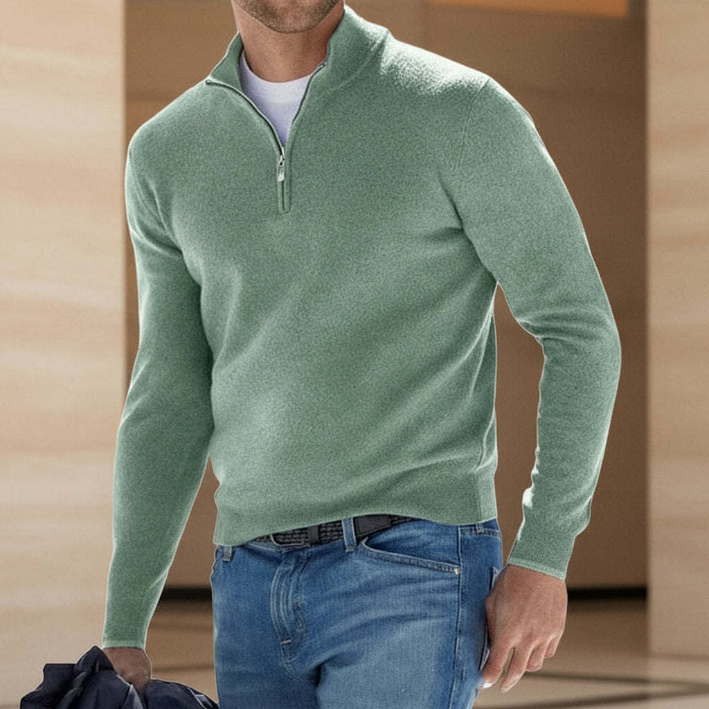 Sena – Men’s Pullover | Soft Cotton Blend, V-Neck Regular Fit 2