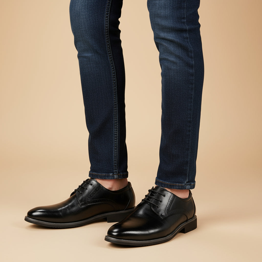 Sena – Men’s Shoes | Lightweight Lace-Up with Brogue Detail 0