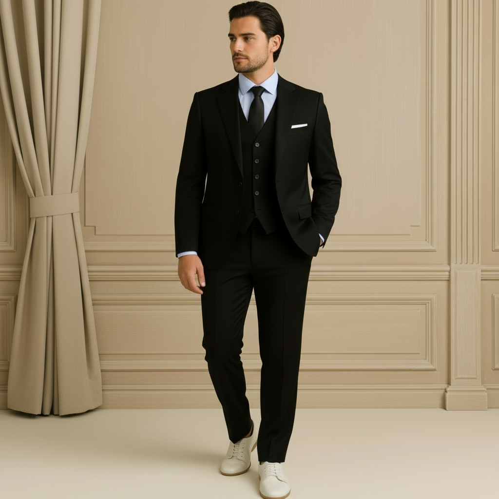 Sena – Men’s Suit | 3-Piece Slim Fit, Timeless Design for Weddings and Formal Events 2
