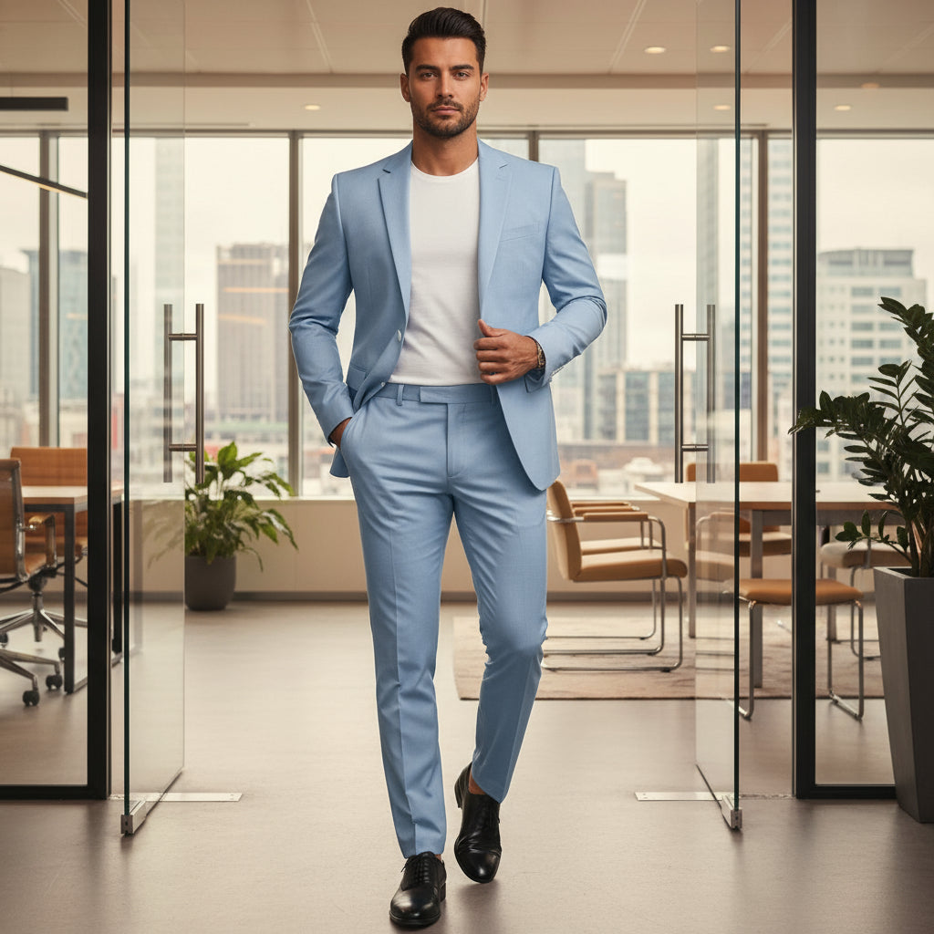 Sena – Men’s Suit | Classic Blazer and Trouser Set, Comfortable Fit 8