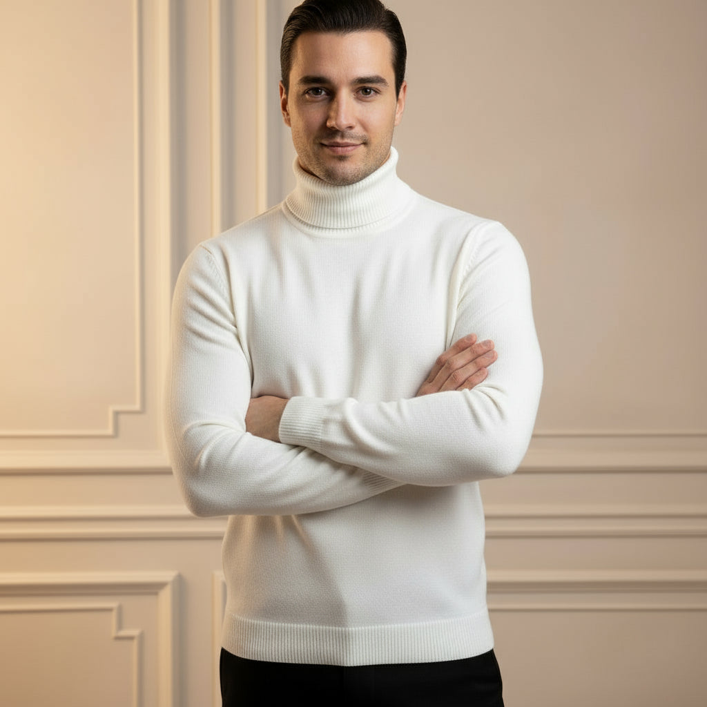 Sena – Men’s Turtleneck Sweater | Soft Fabric, Comfortable Fit 13
