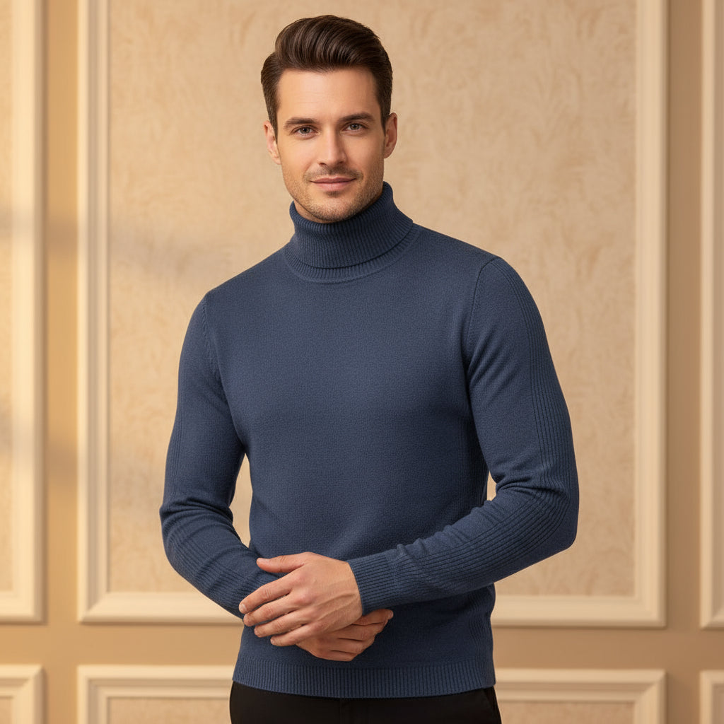 Sena – Men’s Turtleneck Sweater | Soft Fabric, Comfortable Fit 17