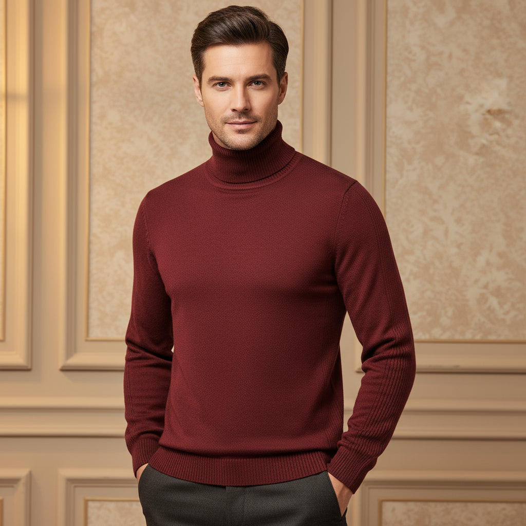 Sena – Men’s Turtleneck Sweater | Soft Fabric, Comfortable Fit 6