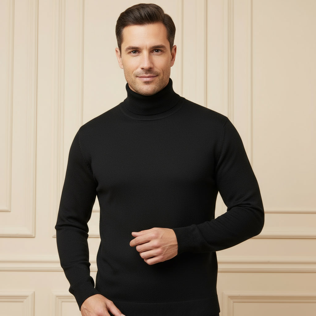 Sena – Men’s Turtleneck Sweater | Soft Fabric, Comfortable Fit 7