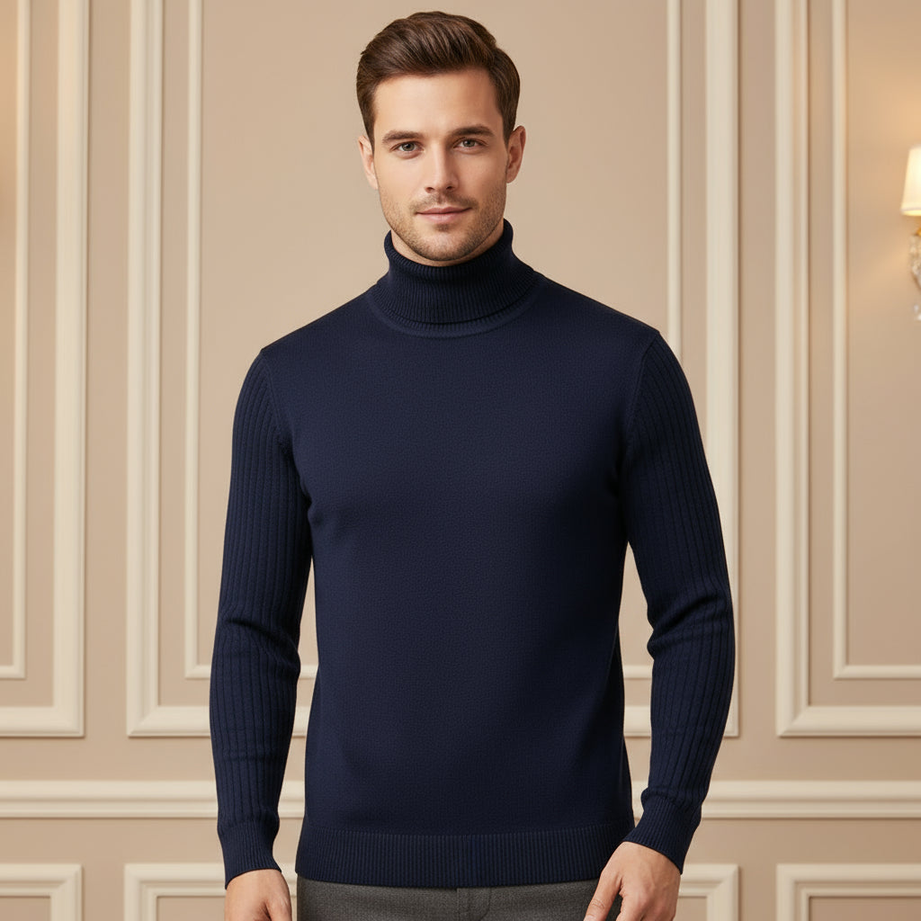 Sena – Men’s Turtleneck Sweater | Soft Fabric, Comfortable Fit 8
