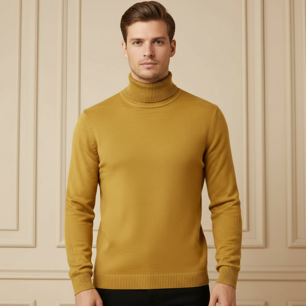 Sena – Men’s Turtleneck Sweater | Soft Fabric, Comfortable Fit 9