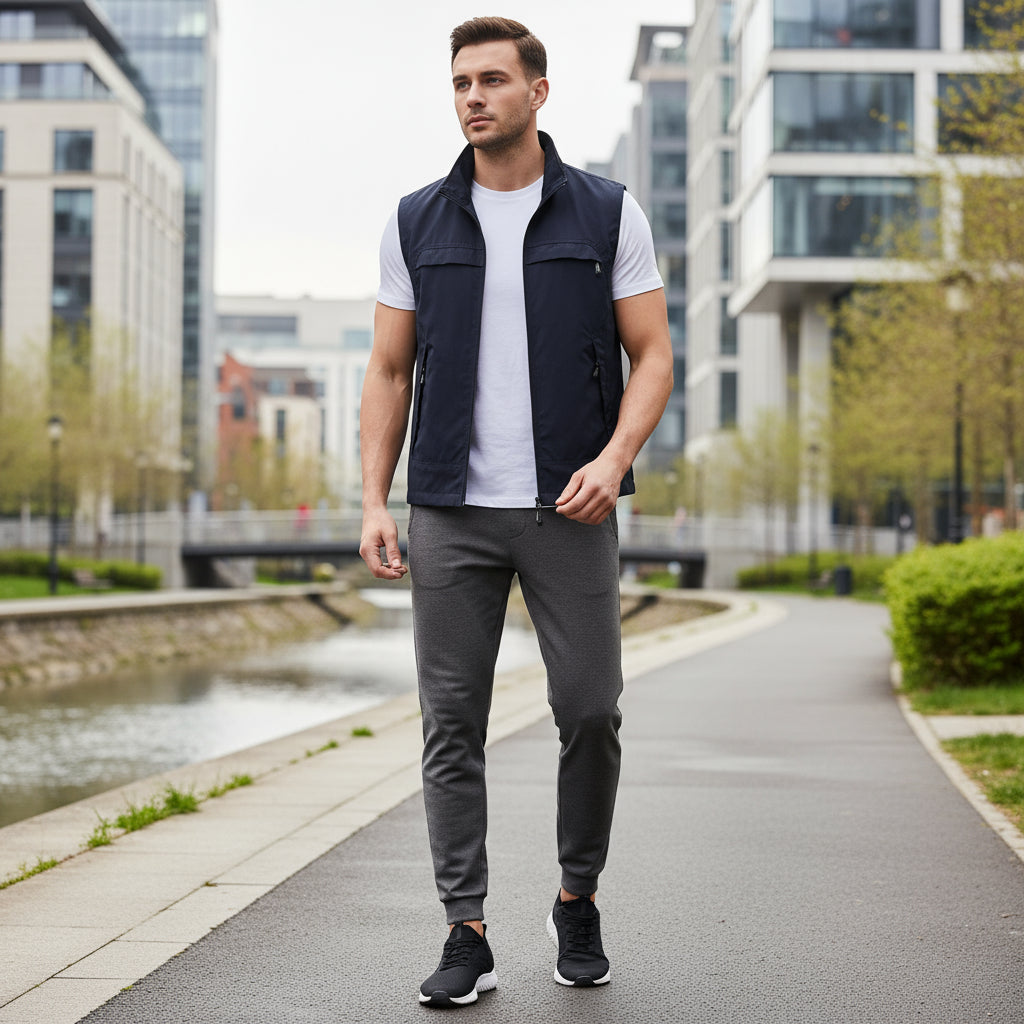Sena – Men’s Vest | Breathable Quick-Drying Fabric, Sleeveless Design 0