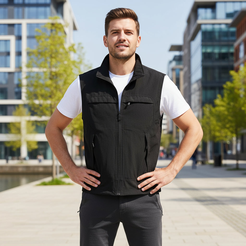 Sena – Men’s Vest | Breathable Quick-Drying Fabric, Sleeveless Design 1
