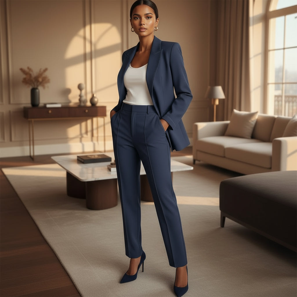 Sena – Women’s Blazer and Trouser Set | Tailored Fit, Elegant Design 0