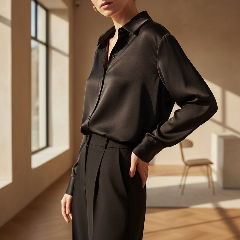Sena – Women’s Blouse | Loose Satin, Elegant Design 3