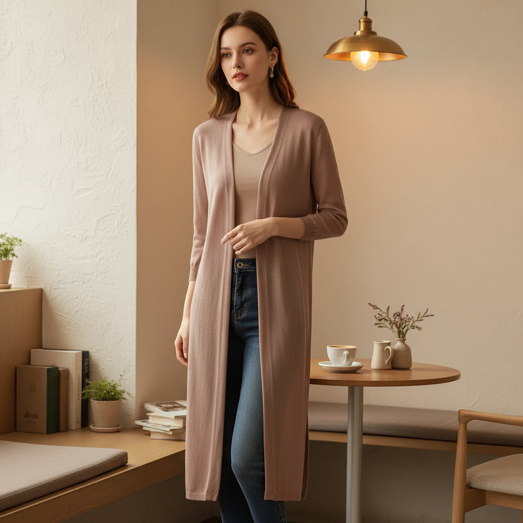 Sena – Women’s Cardigan | Lightweight Knit, Open Front 0