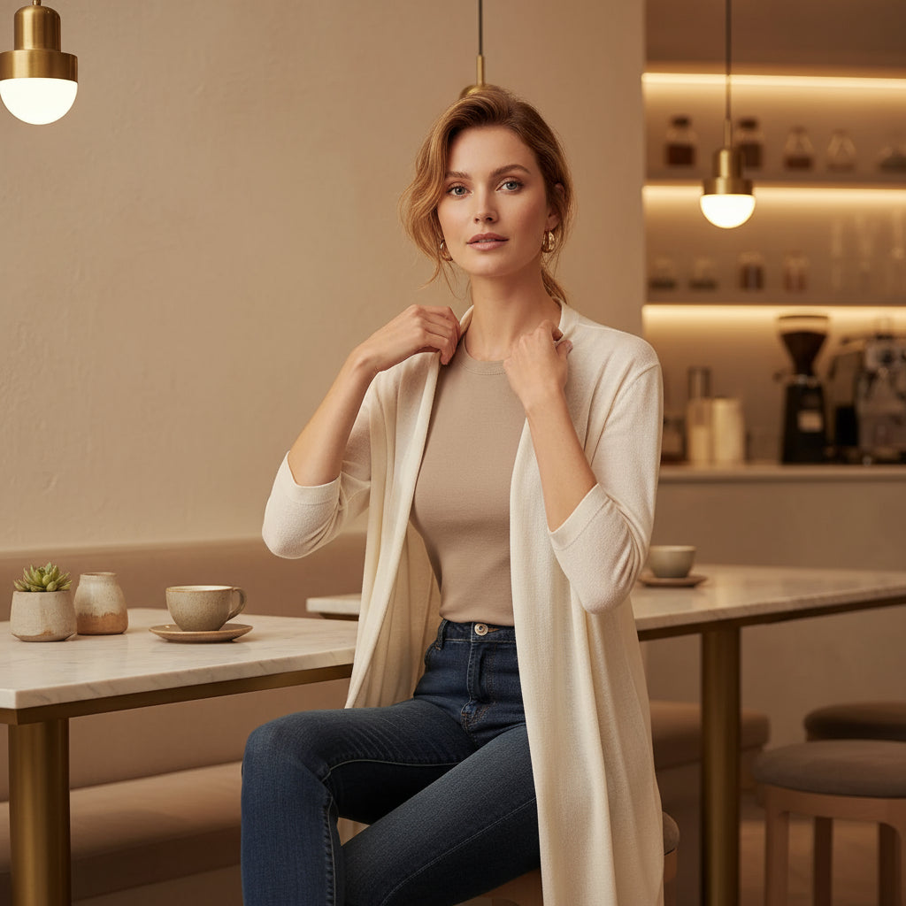 Sena – Women’s Cardigan | Lightweight Knit, Open Front 12