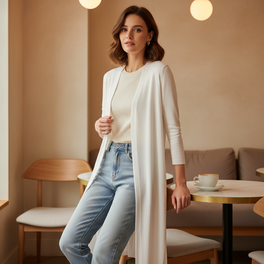 Sena – Women’s Cardigan | Lightweight Knit, Open Front 13