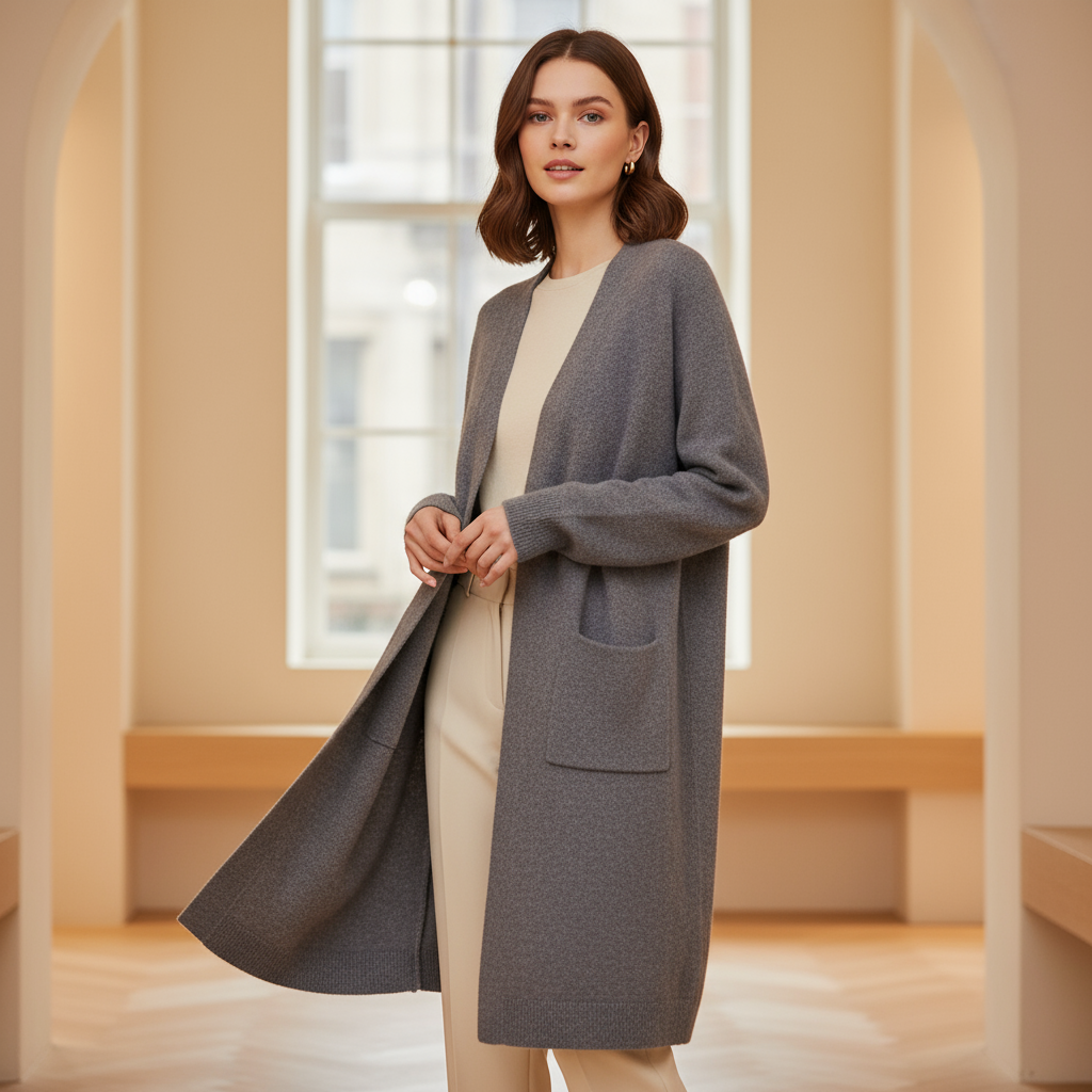 Sena – Women’s Cardigan | Open Front Long Fit, Lightweight Fabric 6