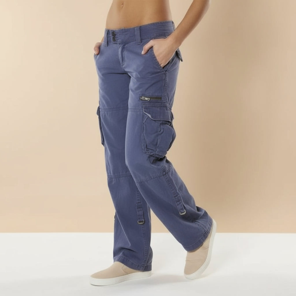 Sena – Women’s Cargo Pants | Loose Fit with Functional Pockets 1