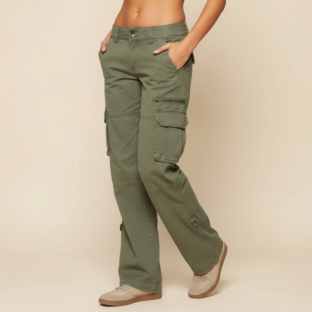 Sena – Women’s Cargo Pants | Loose Fit with Functional Pockets 2