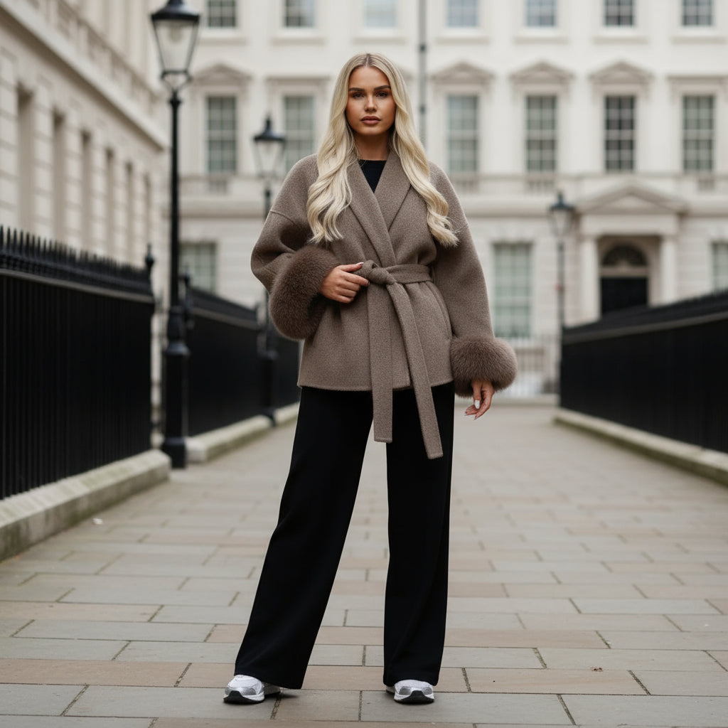 Sena – Women’s Coat | Faux Fur, Timeless Oversized Design 2