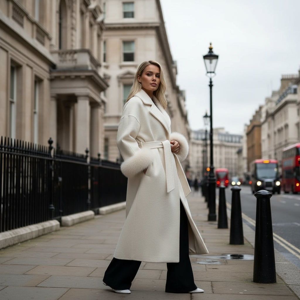 Sena – Women’s Coat | Faux Fur, Timeless Oversized Design 5