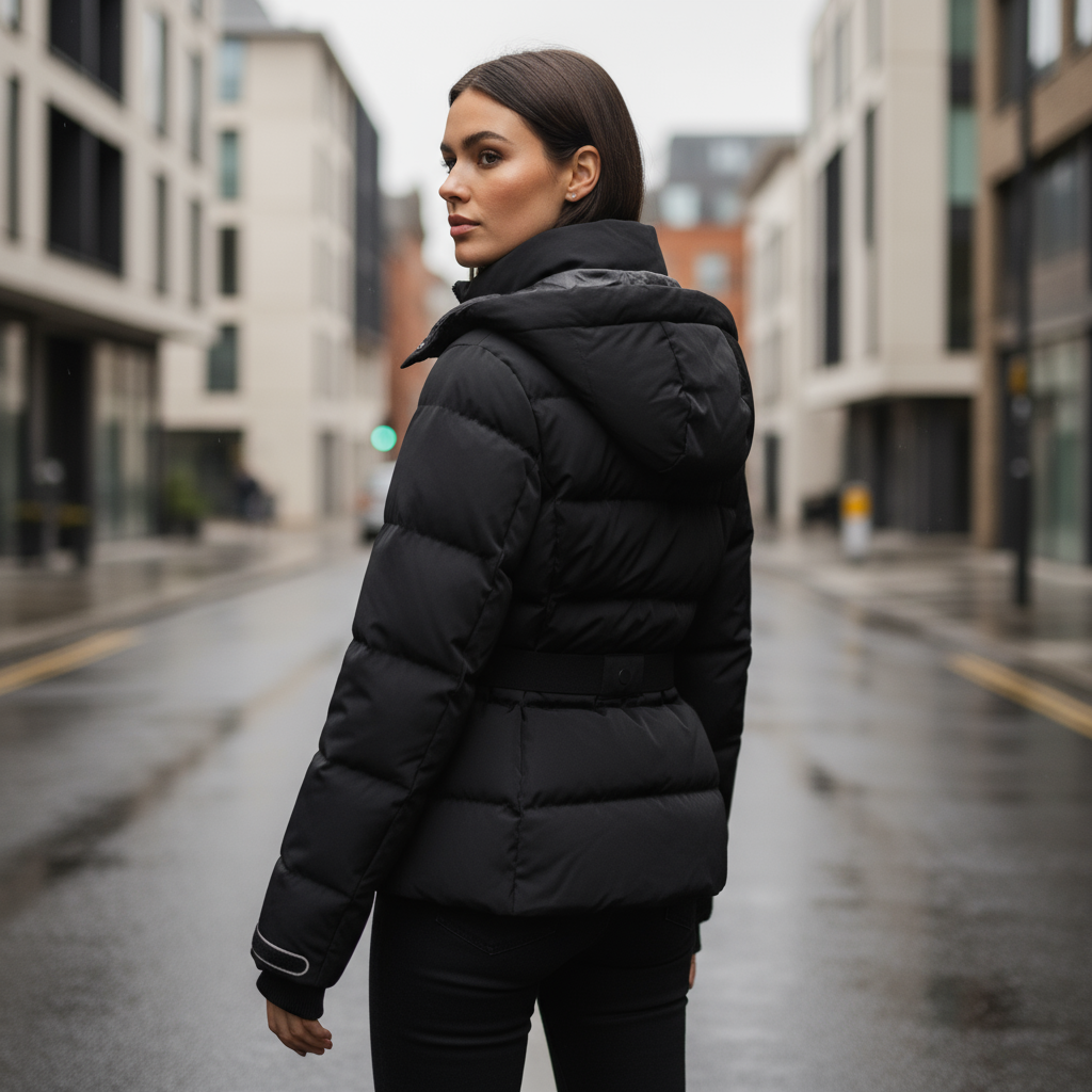 Sena – Women’s Puffer Jacket | Belted Water-Resistant, Insulated Design 1