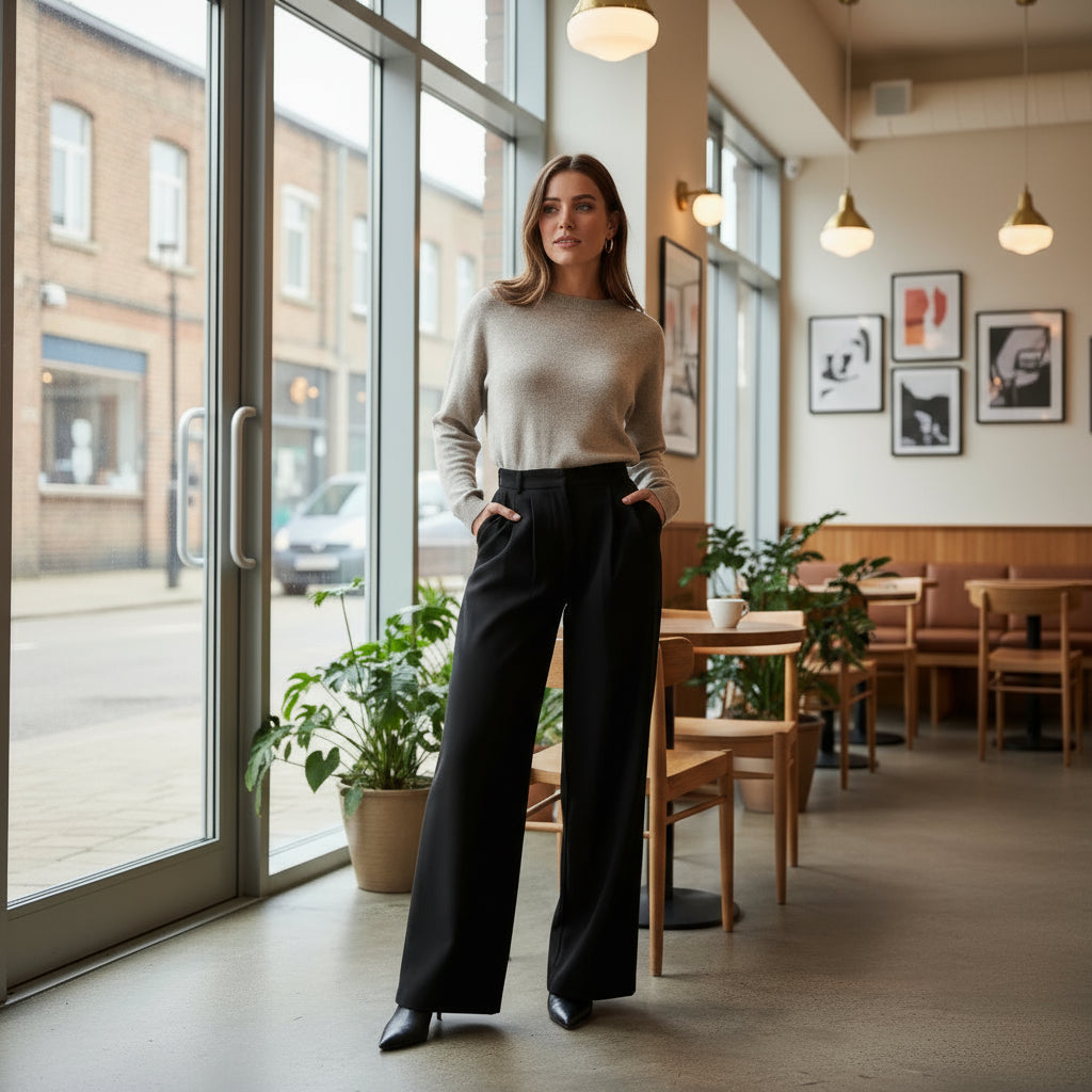 Sena – Women’s Wide Leg Trousers | Breathable Fabric, Relaxed Fit 9
