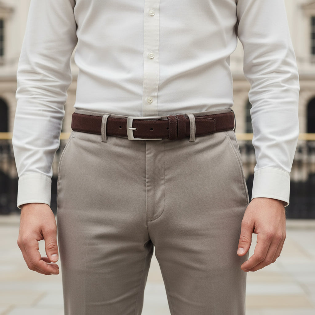 Sena – Men’s Belt | High-Quality Suede, Classic Design 3