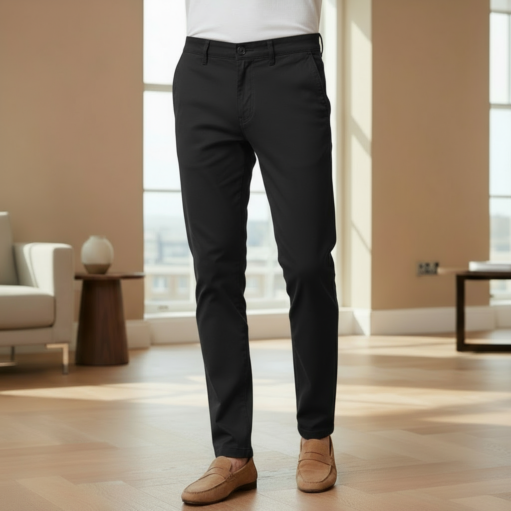 Sena – Men’s Chino Pants | Durable Fabric, Slim Fit, Classic Khaki Design