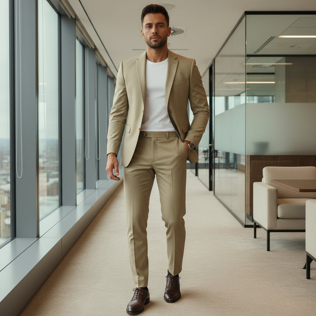 Sena – Men’s Suit | Classic Blazer and Trouser Set, Comfortable Fit 6