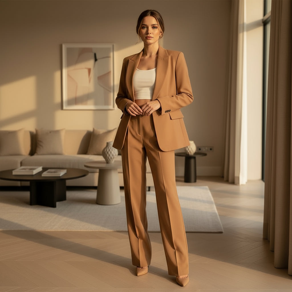 Sena – Women’s Blazer and Trouser Set | Tailored Fit, Elegant Design 6