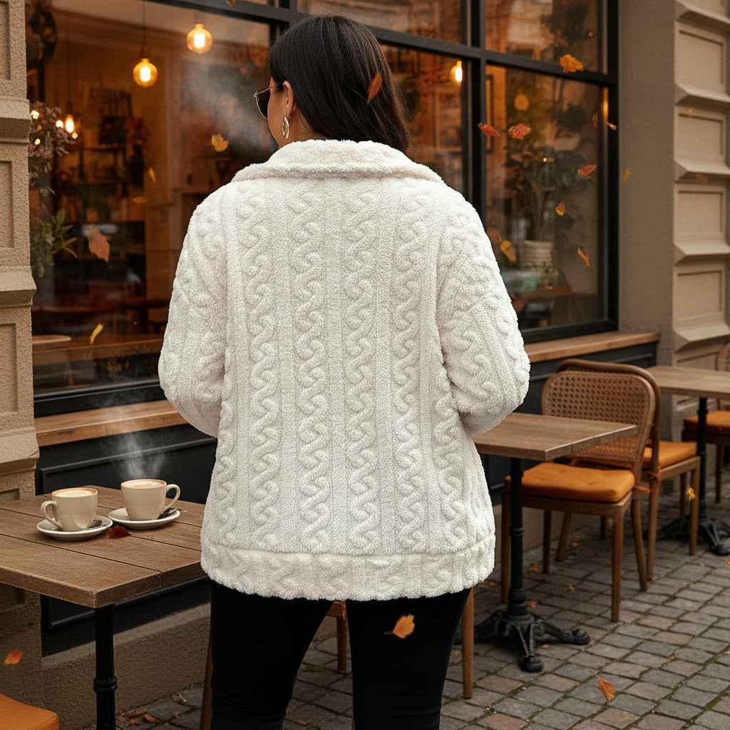 Sena – Women's Jacket | Fluffy Cotton Blend, Casual Fit | Winter Coats Women 3