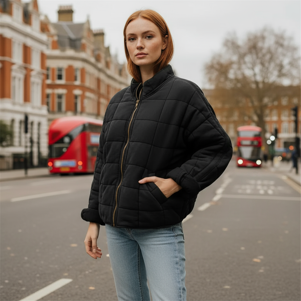 Sena – Women’s Jacket | Oversized Polyester, Transitional Fit 2